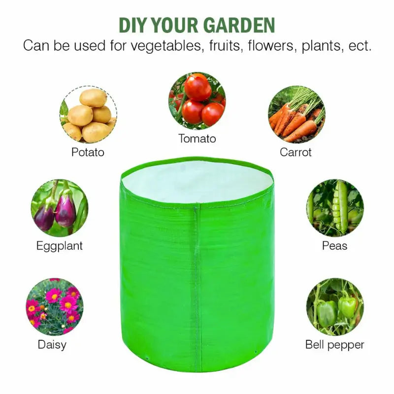 24*18 Inch - 260 GSM Grow Bags for Fruits & Vegetables