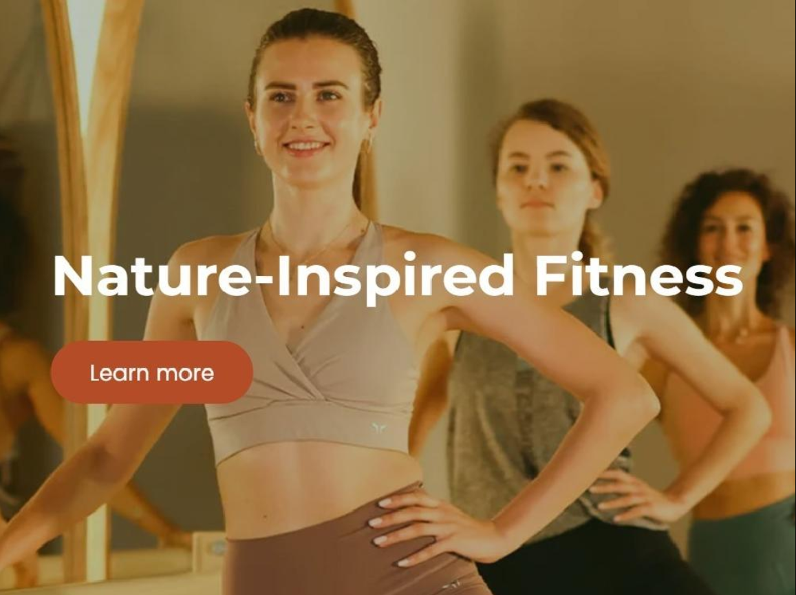 Boutique Pilates Studio case study — instructor demonstrating a pilates class